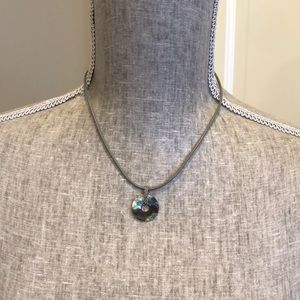 Pearlescent Pendant Necklace